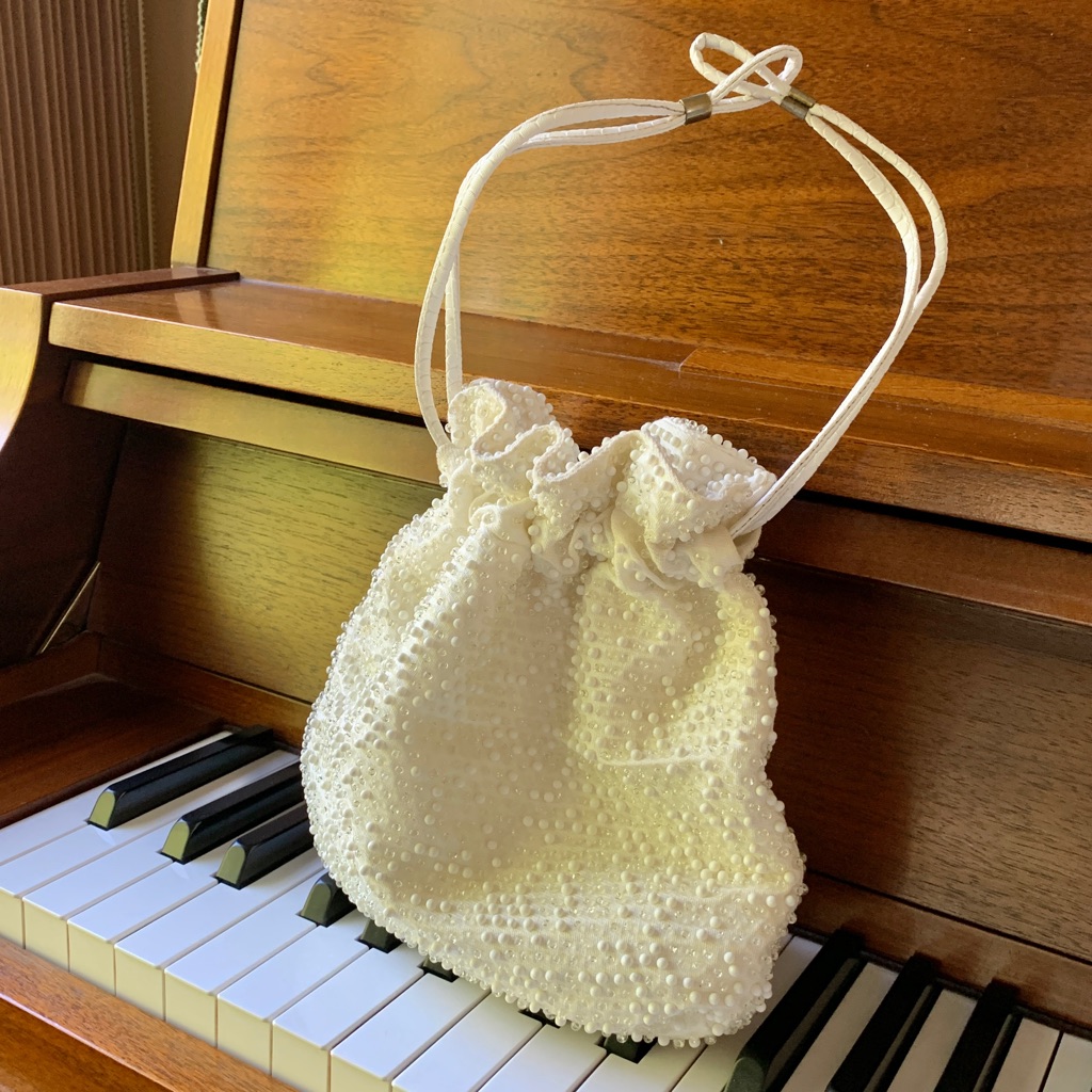 Vintage Mini Bag Event Clutch Drawstring